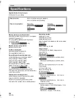 Preview for 24 page of Panasonic HC-V110 Operating	 Instruction