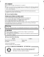 Preview for 5 page of Panasonic HC-V180 Basic Owner'S Manual