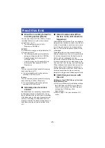 Preview for 2 page of Panasonic HC-V180 Operating Instructions Manual