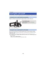 Preview for 14 page of Panasonic HC-V180 Operating Instructions Manual