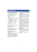 Preview for 2 page of Panasonic HC-V180 Owner'S Manual