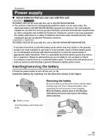 Preview for 11 page of Panasonic HC-V210 Basic Owner'S Manual