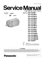 Preview for 1 page of Panasonic HC-V210P Service Manual