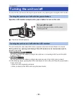 Предварительный просмотр 16 страницы Panasonic HC-V230 Operating Instructions Manual