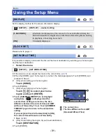 Предварительный просмотр 31 страницы Panasonic HC-V230 Operating Instructions Manual