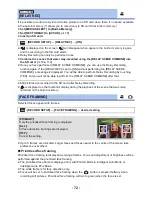 Предварительный просмотр 72 страницы Panasonic HC-V230 Operating Instructions Manual