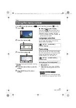 Preview for 21 page of Panasonic HC-V250 Basic Operating Instructions Manual