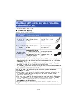 Preview for 114 page of Panasonic HC-V250 Owner'S Manual