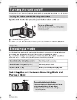 Preview for 16 page of Panasonic HC-V270 Basic Owner'S Manual