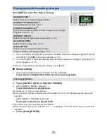 Preview for 78 page of Panasonic HC-V270 Owner'S Manual