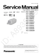 Panasonic HC-V380PP Service Manual preview