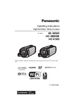 Panasonic HC-V385 Operating Instructions Manual preview