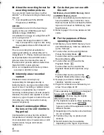 Preview for 4 page of Panasonic HC-V500 Basic Operating Instructions Manual