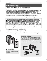 Preview for 7 page of Panasonic HC-V500 Basic Operating Instructions Manual