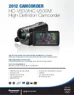 Panasonic HC-V500 Brochure & Specs preview