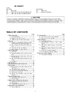 Preview for 2 page of Panasonic HC-V500EB Service Manual