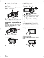 Preview for 14 page of Panasonic HC-V500MK Owner'S Manual