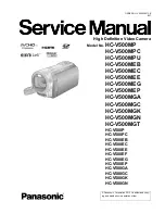 Panasonic HC-V500MP Service Manual preview