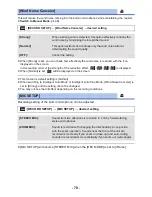 Preview for 70 page of Panasonic HC-V520K Owner'S Manual