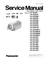 Preview for 1 page of Panasonic HC-V520P Service Manual