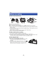 Preview for 21 page of Panasonic HC-V550 Owner'S Manual