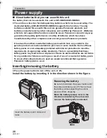 Предварительный просмотр 20 страницы Panasonic HC-V700 Owner'S Manual