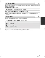 Предварительный просмотр 73 страницы Panasonic HC-V700 Owner'S Manual