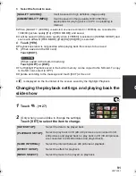 Предварительный просмотр 91 страницы Panasonic HC-V700 Owner'S Manual