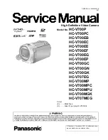 Panasonic HC-V700EB Service Manual preview