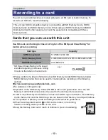 Preview for 12 page of Panasonic HC-V707 Operating Instructions Manual