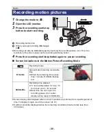 Preview for 20 page of Panasonic HC-V707 Operating Instructions Manual