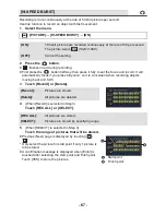 Preview for 67 page of Panasonic HC-V707 Operating Instructions Manual