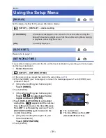 Preview for 31 page of Panasonic HC-V710 Owner'S Manual