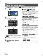 Предварительный просмотр 22 страницы Panasonic HC-V710P Basic Owner'S Manual