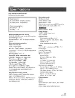 Preview for 27 page of Panasonic HC-V720P Basic Owner'S Manual