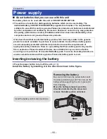 Preview for 11 page of Panasonic HC-V750 Owner'S Manual