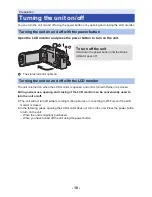 Preview for 18 page of Panasonic HC-V750 Owner'S Manual