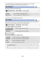 Preview for 74 page of Panasonic HC-V750 Owner'S Manual