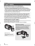 Preview for 10 page of Panasonic HC-V770 Basic Operating Instructions Manual