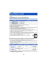 Предварительный просмотр 14 страницы Panasonic HC-V785 Operating Instructions Manual