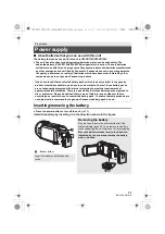 Preview for 11 page of Panasonic HC-V808 Basic Operating Instructions Manual