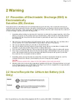 Предварительный просмотр 5 страницы Panasonic HC-VX980EB Service Manual