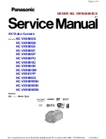 Panasonic HC-VX980EG Service Manual preview