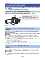 Предварительный просмотр 19 страницы Panasonic HC-VX981 Owner'S Manual