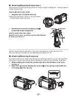 Предварительный просмотр 27 страницы Panasonic HC-VX981 Owner'S Manual