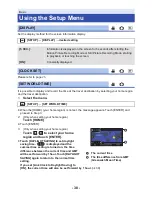 Предварительный просмотр 38 страницы Panasonic HC-VX981 Owner'S Manual