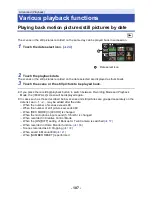 Предварительный просмотр 107 страницы Panasonic HC-VX981 Owner'S Manual