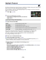 Предварительный просмотр 112 страницы Panasonic HC-VX981 Owner'S Manual