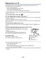 Предварительный просмотр 172 страницы Panasonic HC-VX981 Owner'S Manual