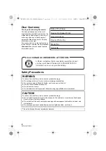 Preview for 2 page of Panasonic HC-VXF1 Basic Owner'S Manual